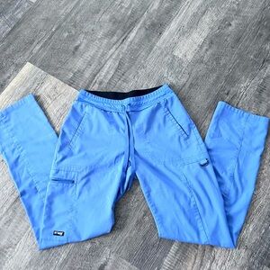 Grey's Anatomy Sky Blue Straight Leg Pants